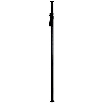 Single Deluxe Autopole Two, Extends from 82.7''-145.7'' - Black #432-3.7