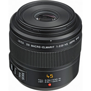 Objectif LEICA DG MACRO-ELMARIT, 45 mm / F2.8 ASPH. / MEGA OIS