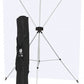 X-Drop Wrinkle-Resistant Backdrop - Neutral Gray Kit 5' x 7'
