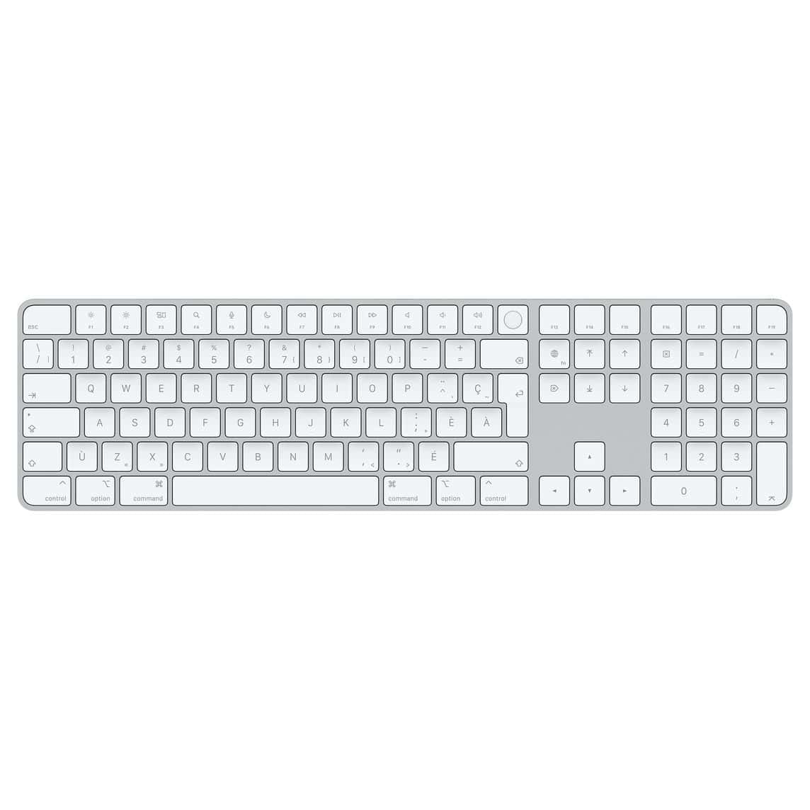Magic Keyboard avec Touch ID et pavé numérique pour Mac à puce Apple - Français (Canada)