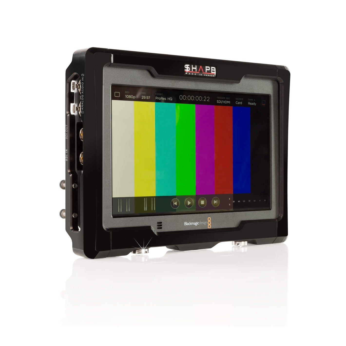 BMD 4K video Assist Cage with 15mm Ballrod