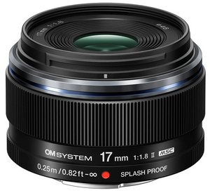 Objectif numérique M.Zuiko 17 mm F1.8 II