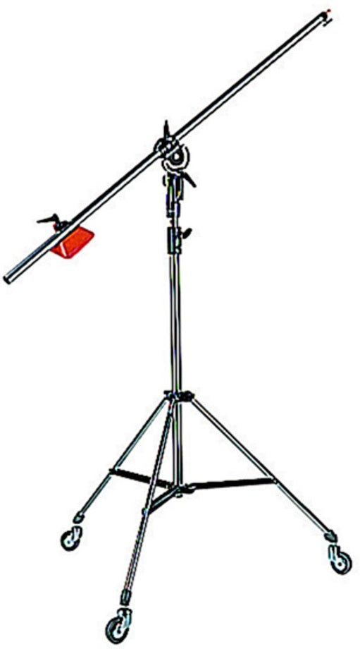 Heavy Duty Black Light Boom, 008BU Stand with Casters #085BS