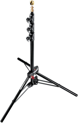 1051BAC Black Alu Mini Compact Stand 6'9", 4 section, 3 risers