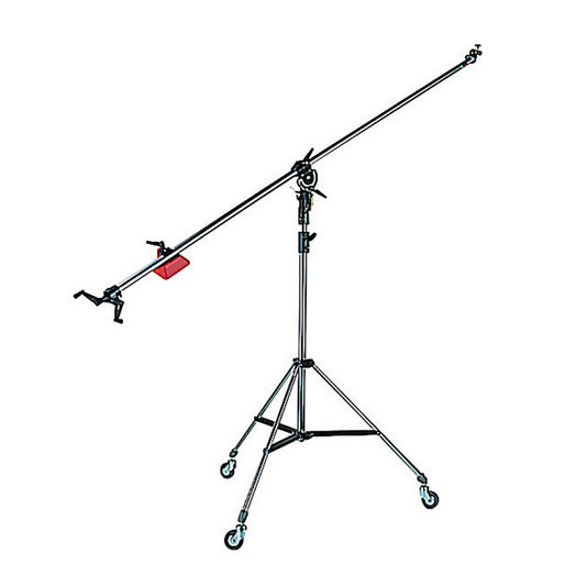 025BS Black Super Boom w / 008Bu 2 section Black Alu Stand w/Casters
