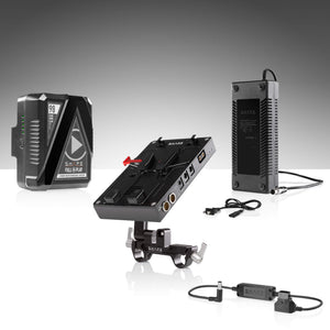 98 WH Battery Kit J-Box Camera Power and Charger for Sony FX9