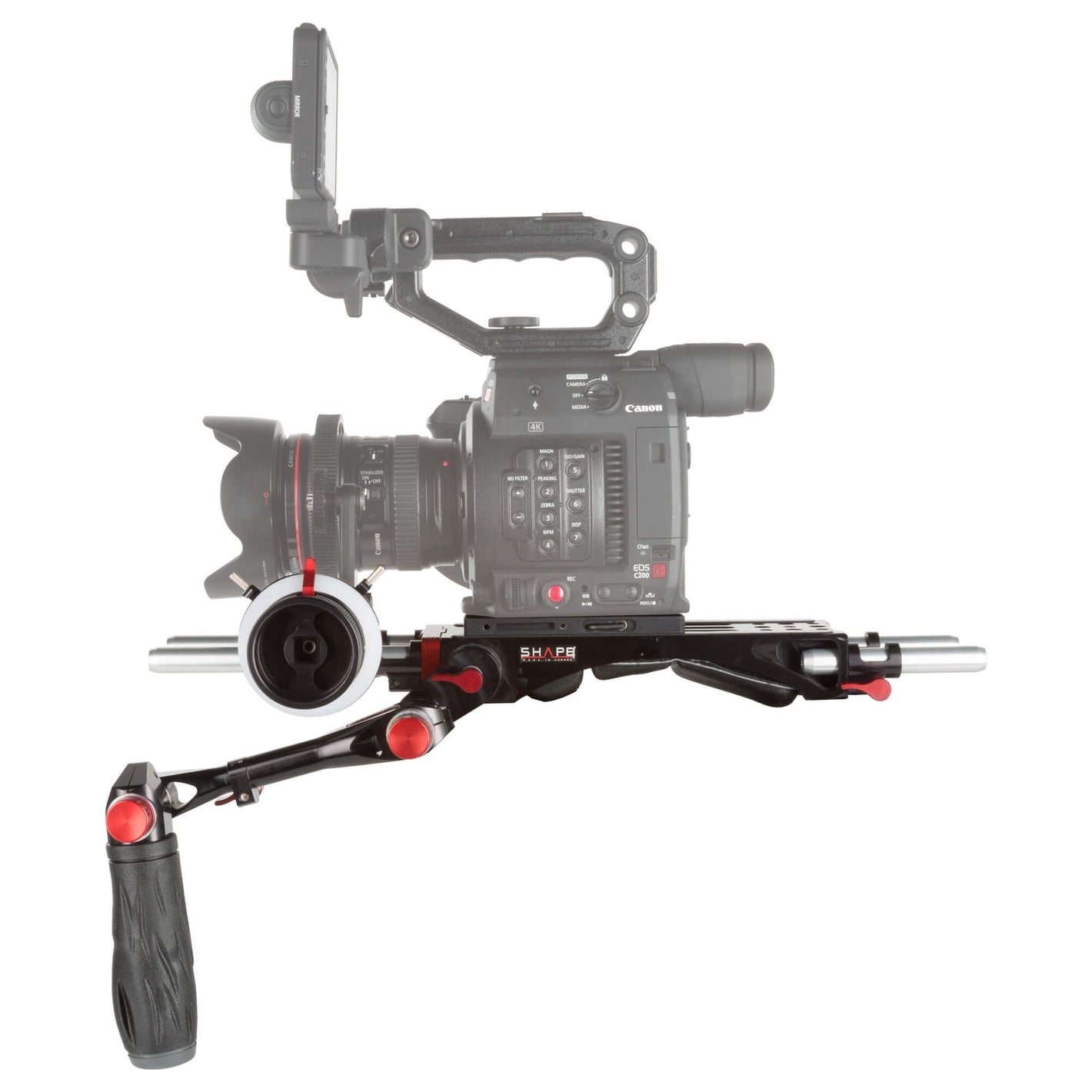 Canon C200 and C200B Bundle Rig Follow Focus Pro