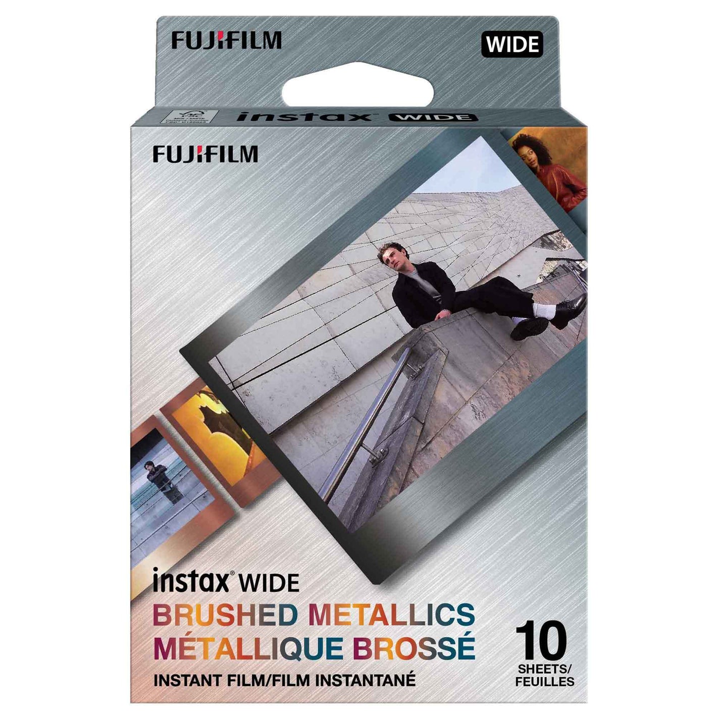 Instax Wide Brushed Metallics Instant Film - 10 exposures