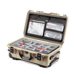 Nanuk Case 935 w/lid org, w/divider - Desert Tan