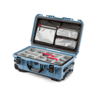 Nanuk Case 935 w/lid org, w/divider - Cyan-Blue