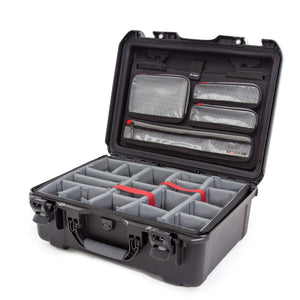 940 Nanuk Case w/lid org. - w/divider - Black