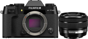 X-T50 Mirrorless Digital Camera with XC 15-45mm F3.5-5.6 OIS PZ Lens