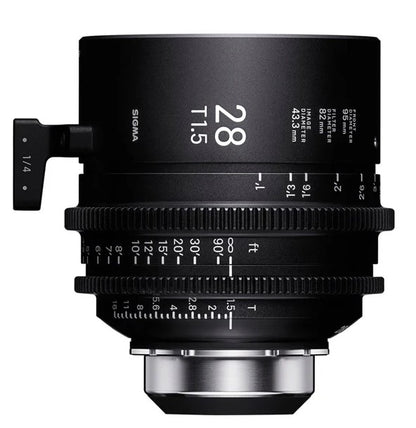 28mm T1.5 Cine FF High Speed Prime - Feet - PL Mount