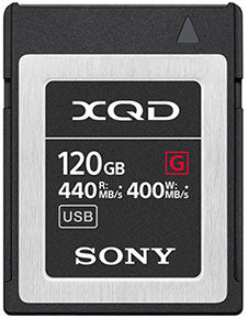 XQD Memory Card - G Series - 120GB