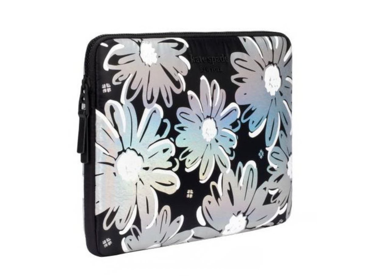 kate spade NY Puffer Sleeve up to 13/14in (2022-2020) - Daisy Iridescent Black