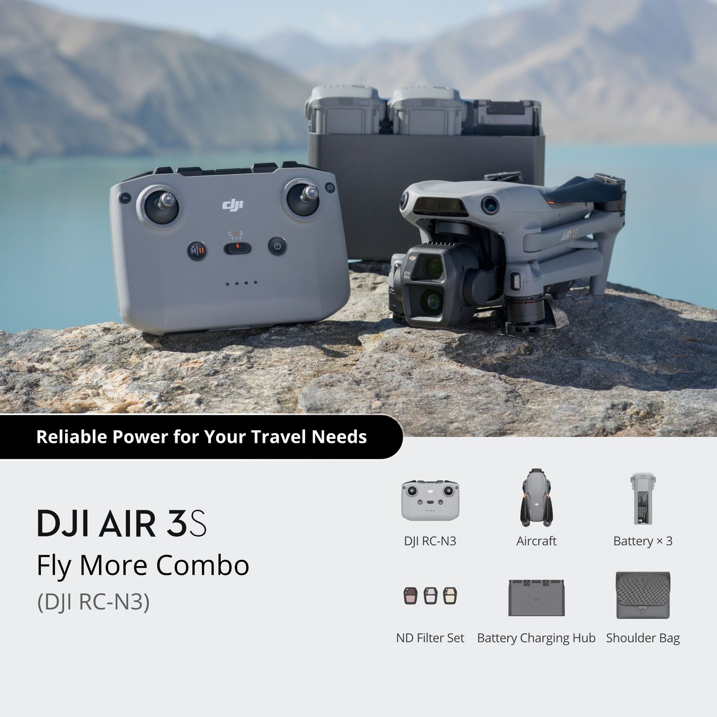 Air 3S Fly More Combo - DJI RC-N3