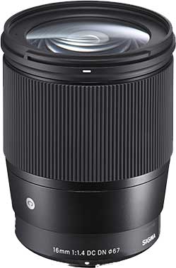 16mm F1.4 DC DN Contemporary for Fujifilm X