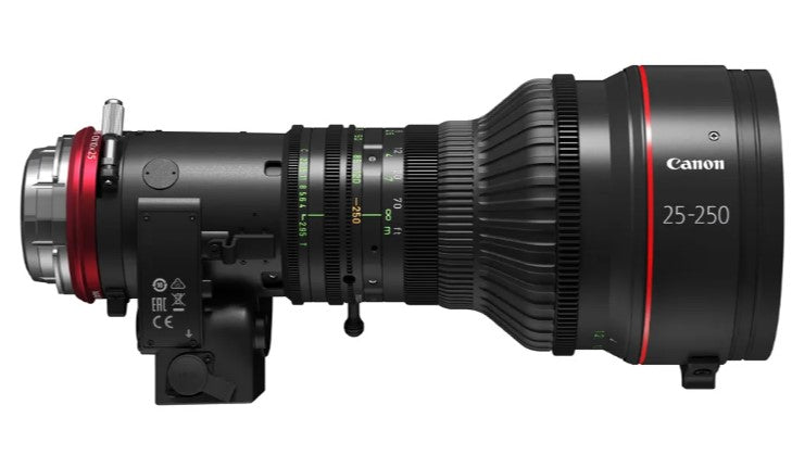 CINE-SERVO 25-250mm T2.95 Cinema Zoom Lens - EF Mount