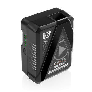 Full PLay 14.8 V 135 WH Rechargeable Lithium-Ion V-Mount Battery
