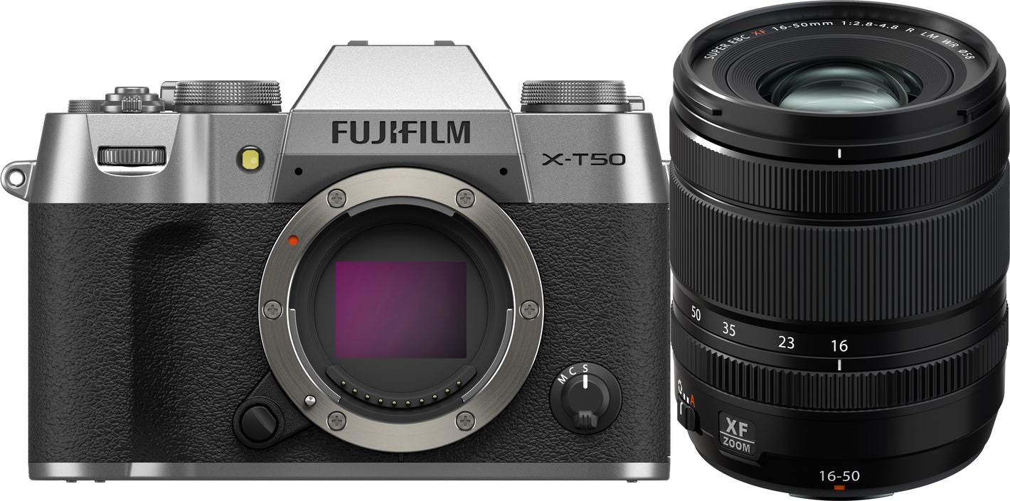 X-T50 Mirrorless Digital Camera with XF 16-50mm F2.8-4.8 R LM WR Lens