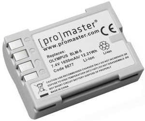BLM-5 XtraPower Lithium Ion Replacement Battery for Olympus #8677