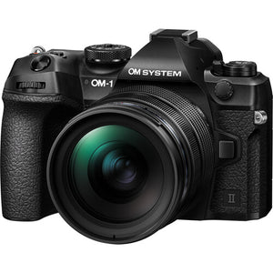 Appareil photo hybride OM-1 Mark II avec objectif M.Zuiko Digital ED 12-40 mm F/2.8 PRO II - Noir