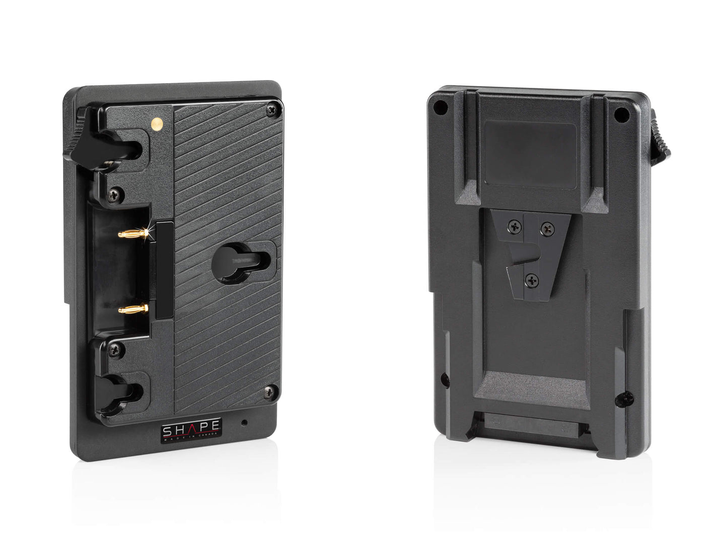 Gold mount to V-mount regulated battery converter