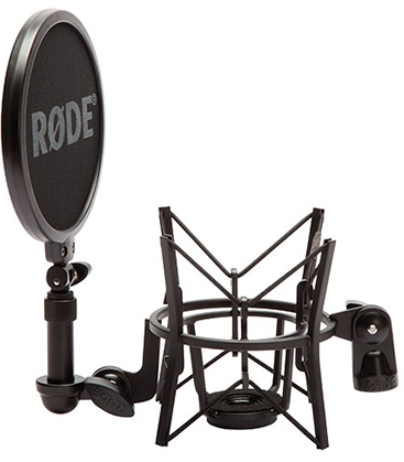 Support antichoc SM6 avec filtre anti-pop amovible