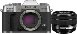X-T50 Mirrorless Digital Camera with XC 15-45mm F3.5-5.6 OIS PZ Lens