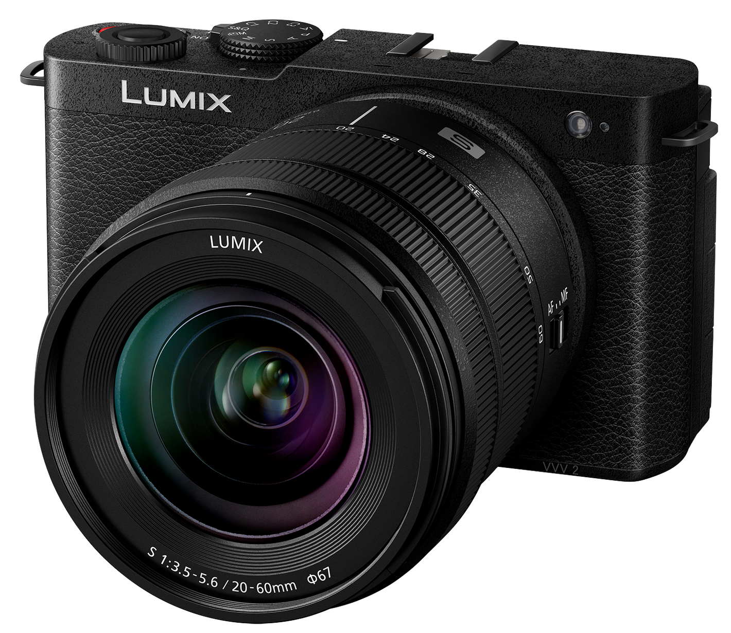 Appareil photo numérique hybride Lumix S9 avec objectif S 20-60 mm f/3,5-5,6 - Noir