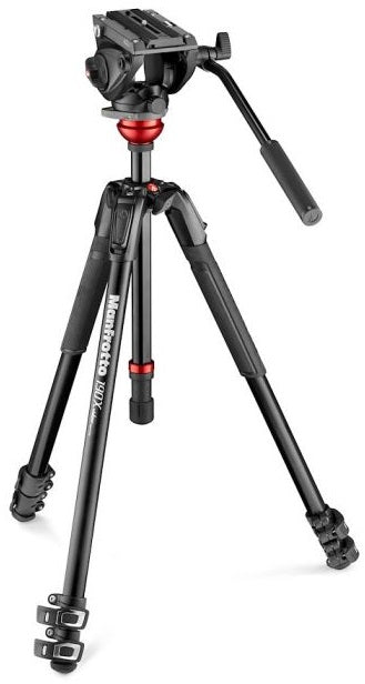 Manfrotto MT190X3 trépied + 556B LEVELLING COLUMN +DIS.