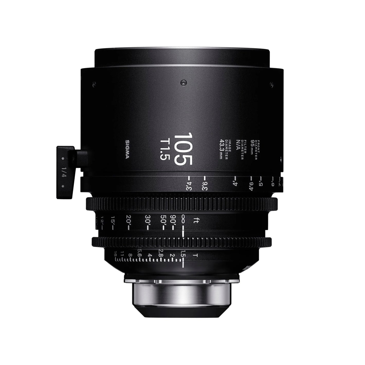 105mm T1.5 Cine FF High Speed Prime - Feet - PL