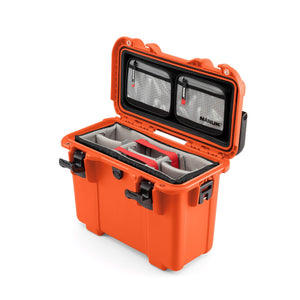 Nanuk Case T30 w/lid org, w/divider - Orange