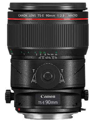 Objectif macro à bascule et décentrement TS-E 90 mm F2.8L