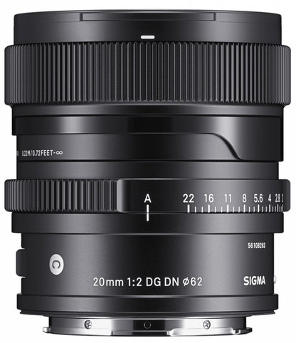 20mm F2 DG DN Contemporary for Sony-E - Black