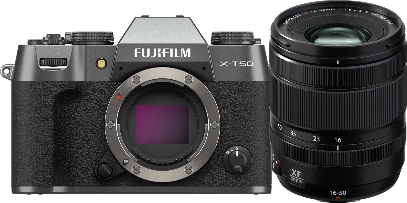X-T50 Mirrorless Digital Camera with XF 16-50mm F2.8-4.8 R LM WR Lens