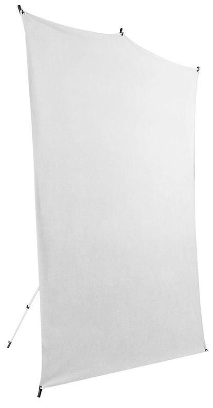 White Backdrop Travel Kit - 5' x 7'