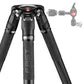 504X Fluid Video Head with 635 Fast Single Carbon Leg