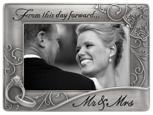 4x6 Mr. and Mrs. Waves Pewter