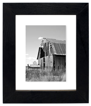 8x10 Black Distressed Floater