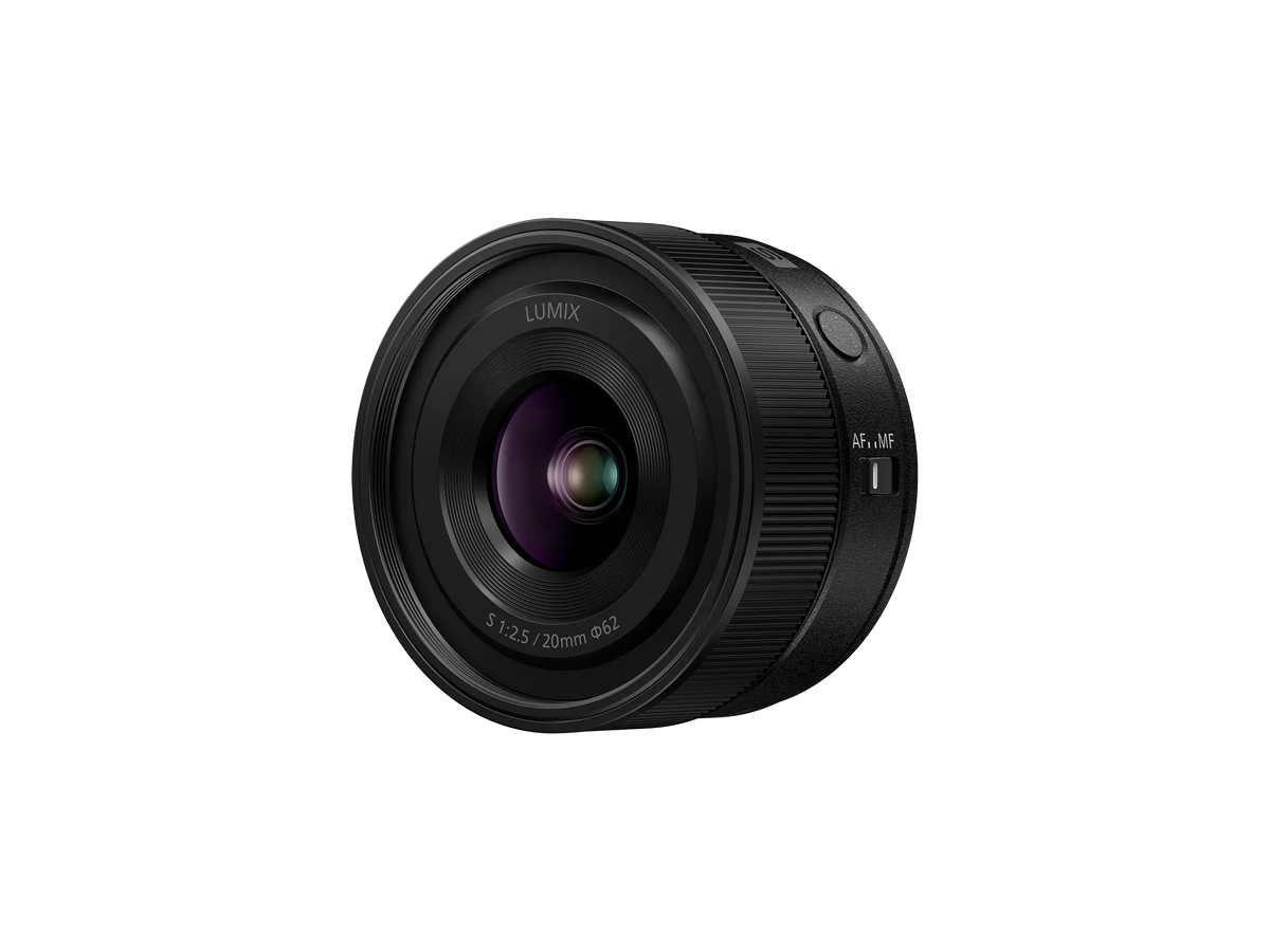 LUMIX S 20mm F/2.5 Compact Full-Frame Lens, Black (L-Mount)
