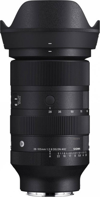 SIGMA ART 28-105MM F2.8 DG DN MONTURE SONY E (taille de filtre 82mm)