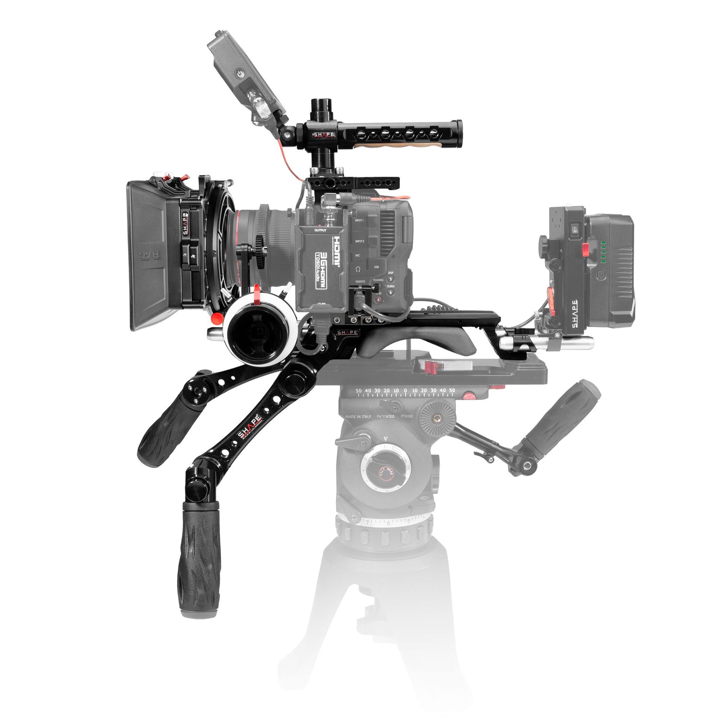 Canon C70 Baseplate - Cage with Handles - Matte Box - Follow Focus Pro