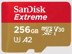 Carte microSDXC UHS-I extrême - 256 Go