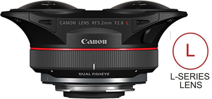 Objectif double fisheye RF 5,2 mm F2,8 L