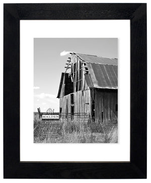 11x14 Black Distressed Floater