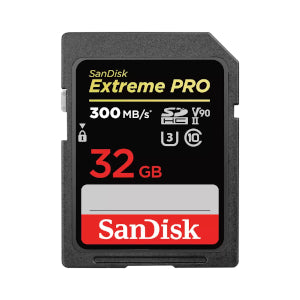 Extreme Pro SDHC 32GB card V90 300MB/s