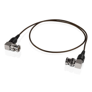Skinny 90 Degree BNC Cable 24" Black