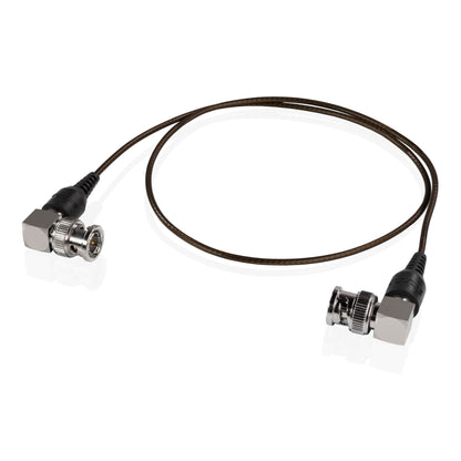Skinny 90 Degree BNC Cable 24" Black