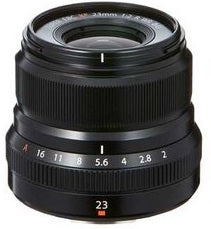 23mm F2 R XF WR lens